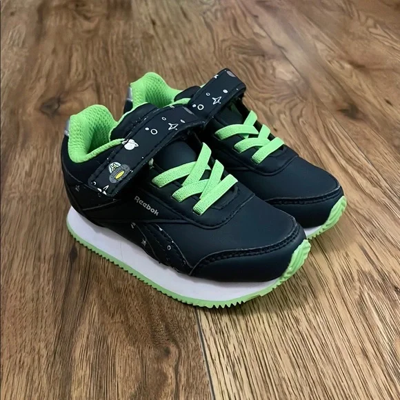 Reebok Shoes Toddler Reebok Black And Green Sneakers With Neon